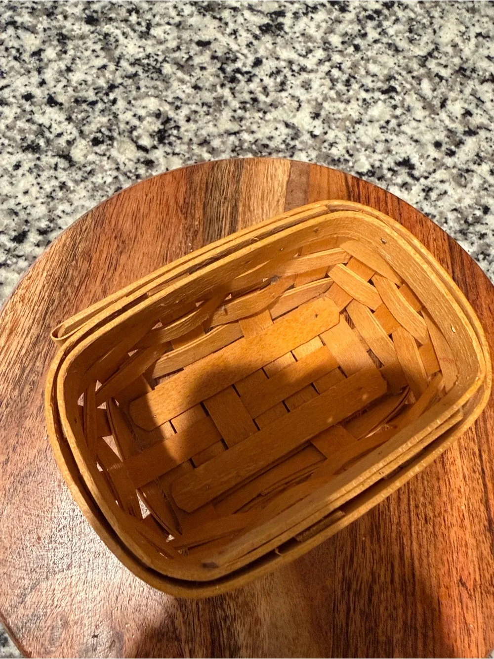 1999 Longaberger Small Decorative Basket